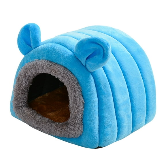 Cute Small Pet Cage House Soft Winter Warm Nest Sleeping Bed for Small Pet Hamster Squirrel Chinchilla Rabbit Ra