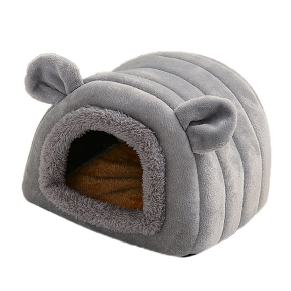 Cute Small Pet Cage House Soft Winter Warm Nest Sleeping Bed for Small Pet Hamster Squirrel Chinchilla Rabbit Ra