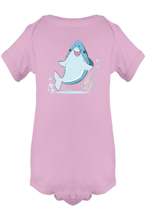Cute Small Shark Bodysuit Infant -Image by Shutterstock, Newborn