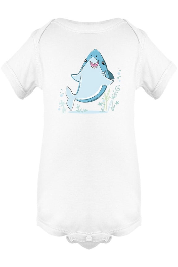 Cute Small Shark Bodysuit Infant -Image by Shutterstock, Newborn