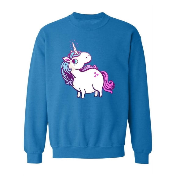 Cute Small Unicorn Design. Sweatshirt Women -Image by Shutterstock, Female XX-Large