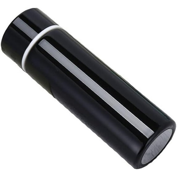 Cute Small Water Bottle, 5 Oz, Mini Slim Flask for Women, Portable Skinny Purse Water Bottle, Vacuum Insulated Reusable Hydroflask, Leak Proof Stainless Steel Thermos for Coffee Tea, Black, 150 Ml