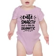 thumbnail image 1 of Cute Smart And Dramatic Bodysuit Infant -Smartprints Designs,  18 Months, 1 of 4