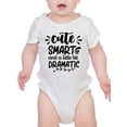 thumbnail image 1 of Cute Smart And Dramatic Bodysuit Infant -Smartprints Designs,  24 Months, 1 of 4