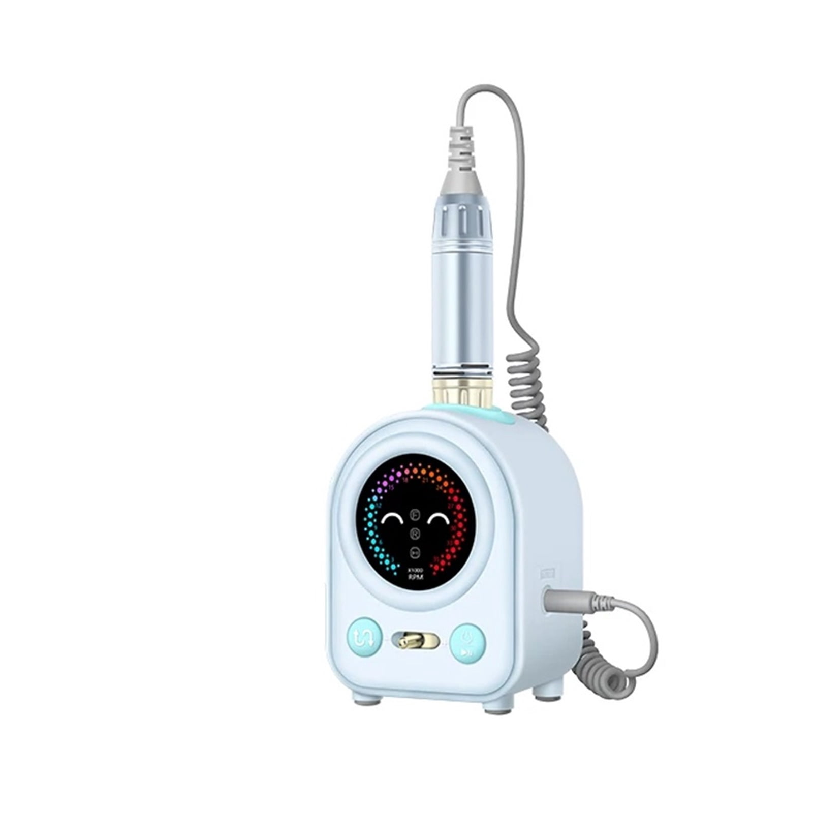 Cute Smile Nail Drill Machine, 35000RPM Electric Nail File Accessories, Nail Polish Sander, Professional Tool Manicure Set ,Low Noise
