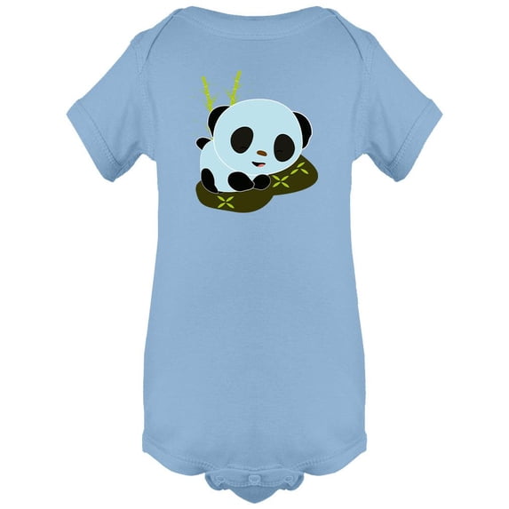 Cute Smiling Panda Bodysuit Infant -Image by Shutterstock, Newborn