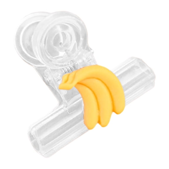 Cute Snack Bag Clips Set, Vegetable Shaped Bag Clips Funny Kitchen Snack Bag Sealer, Acrylic Chip Clip for Airtight Seal Food Storage