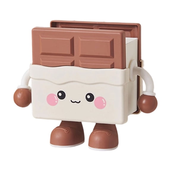 Cute Snack Shaped Pen Holder, Adorable Character Desktop Organizer with Funny Face, Plastic Storage Container for Desk Accessories, Fun Gift for Youngsters & Anime Fans