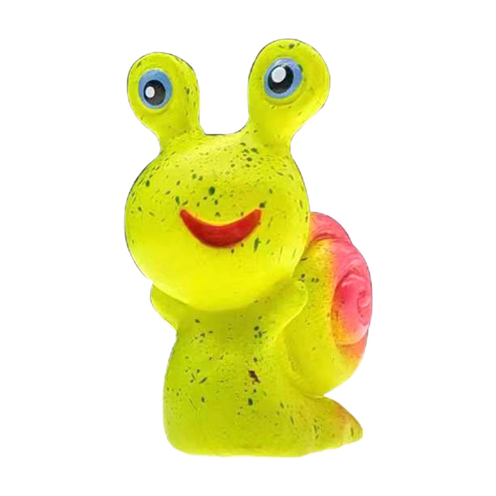 Cute Snail Desktop Ornament Solid PVC Colorfast Fish Tank Landscaping