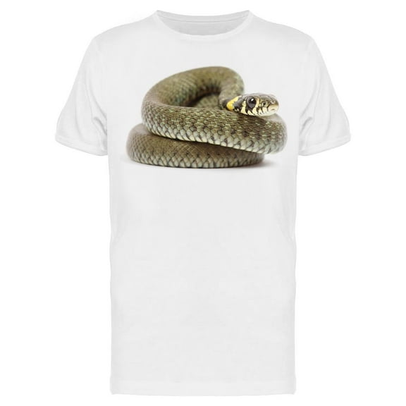 Cute Snake Coiled Up T-Shirt Men -Image by Shutterstock, Male Medium