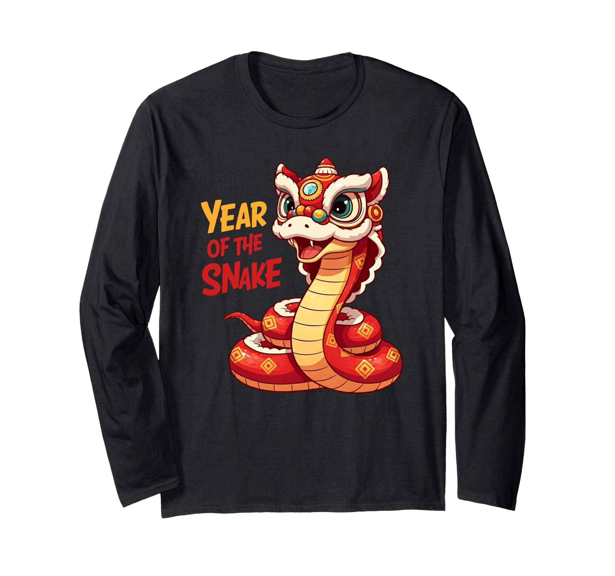chinese new year snake drawing
