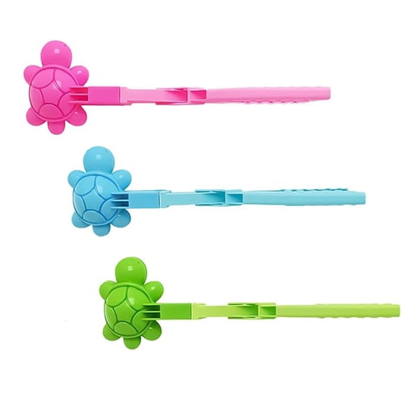 Cute Snow Turtle Molds, Winter Outdoor Snow-Shaping Clamp for , Easy One-Handed Use for Snow and Sand, Fun Winter Activity for 4-6 Years Old