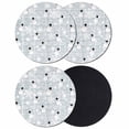 thumbnail image 1 of Cute Snowman Coasters Set of 4, Absorbent Coasters for Drinks, Christmas Snowflake Xmas Winter Snowball Coaster for Desk Coffee Table Protection, Home Decor House Warming Gifts 4", 1 of 8