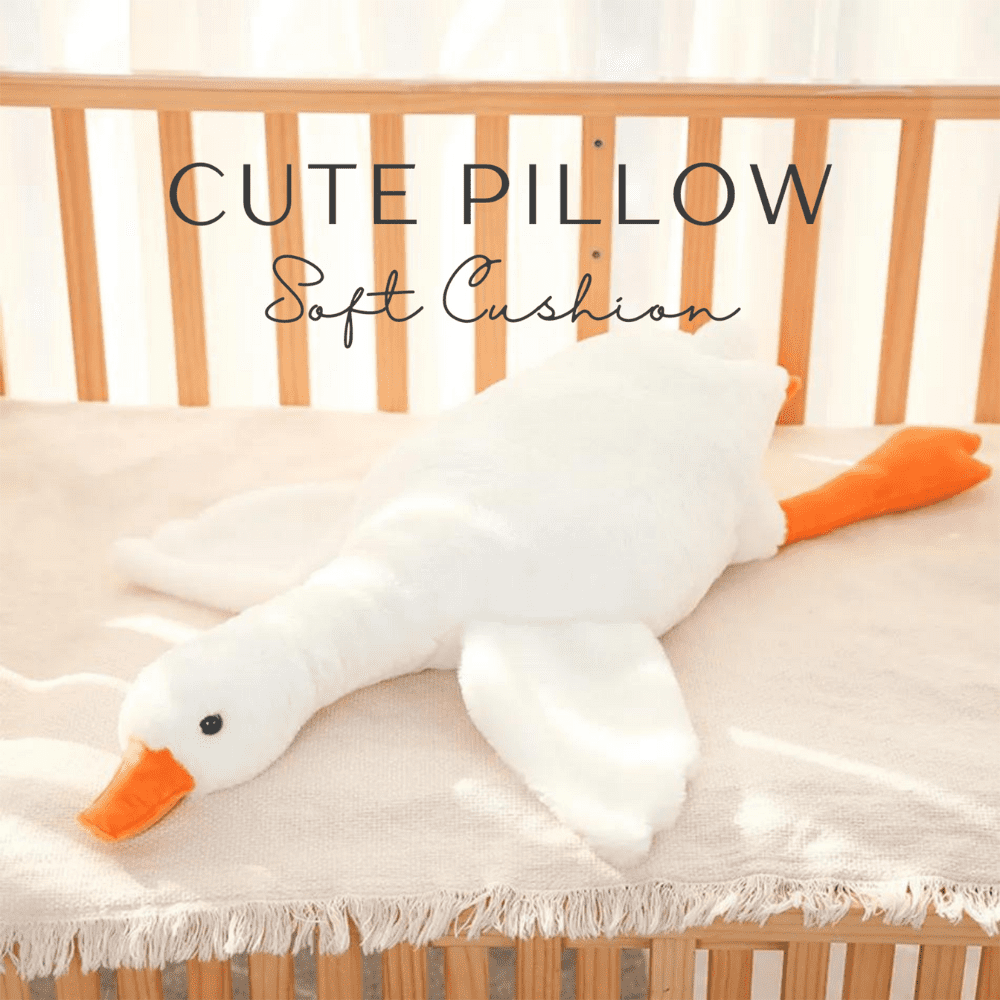 Weight Goose stuffed Animal 19.7 inches, 1.4 lbs, Weight Goose Plush Pillow, Goose Plush Soft Swan Hugging Pillow, Gift for Anxiety Kids and Friends