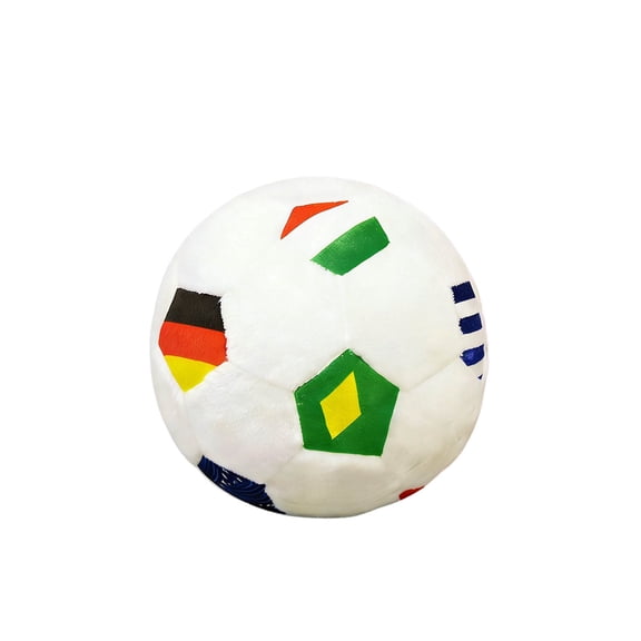 Cute Soccer Ball Stuffed Animals Ultra Soft Sport Plush Toys Cuddly Plush Doll High Quality Soft Huggable Stuffed Plush Toys For Fans(15cm)