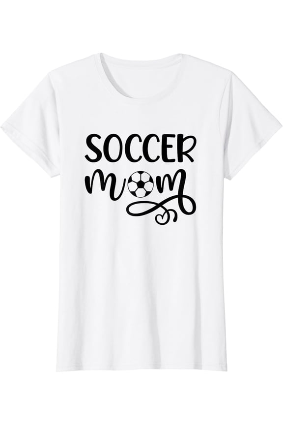 Cute Soccer Mom Soccer Game Mother's Day Mom Mama Design T-Shirt