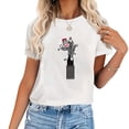 thumbnail image 1 of Cute Sock Monkey T Shirt / T-Shirt Womens Toddler & Kids Black, 1 of 5