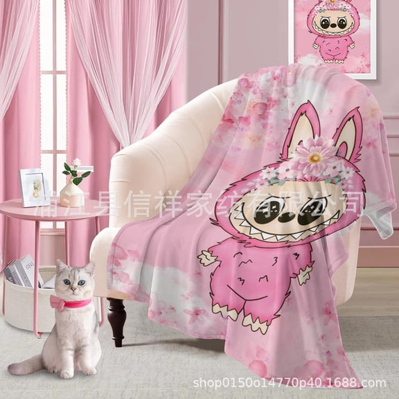 Cute Soft Blanket - Flannel Warm Throw Blankets Birthday Gifts for Boys and Girls Couch Home Decor 50x60IN