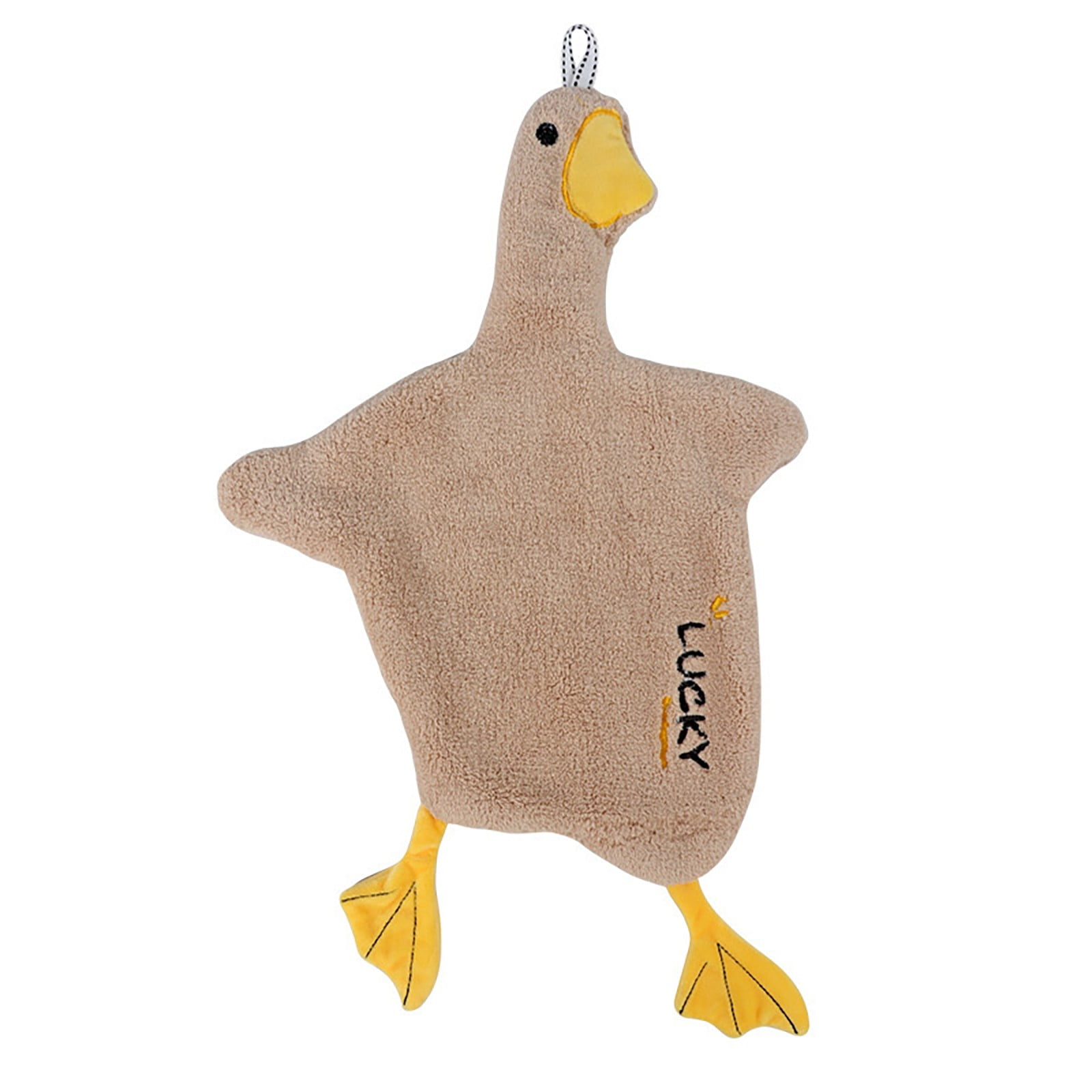 Cute Soft Hanging Hand Towels Funny Owl Penguin Absorbent Thick Kitchen