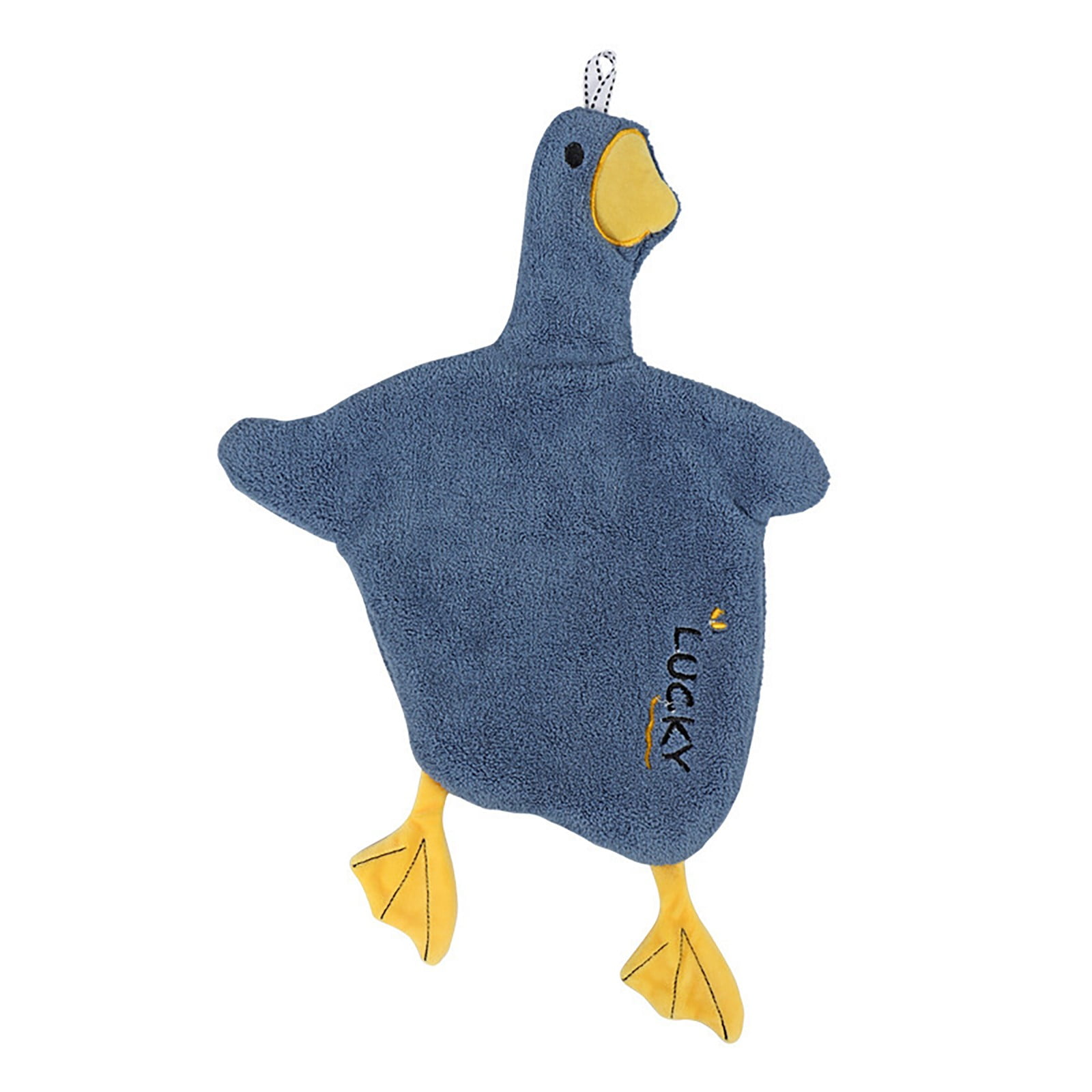 Cute Soft Hanging Hand Towels Funny Owl Penguin Absorbent Thick Kitchen