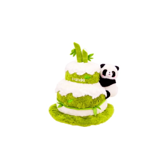 Cute Soft Panda Plush Stuffed Doll, Fluffy Bear Toy Birthday Holiday Gift for Kids Adults