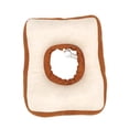 thumbnail image 1 of Cute Soft Pets Elizabethan Cone Collar Protector Toast_S, 1 of 8