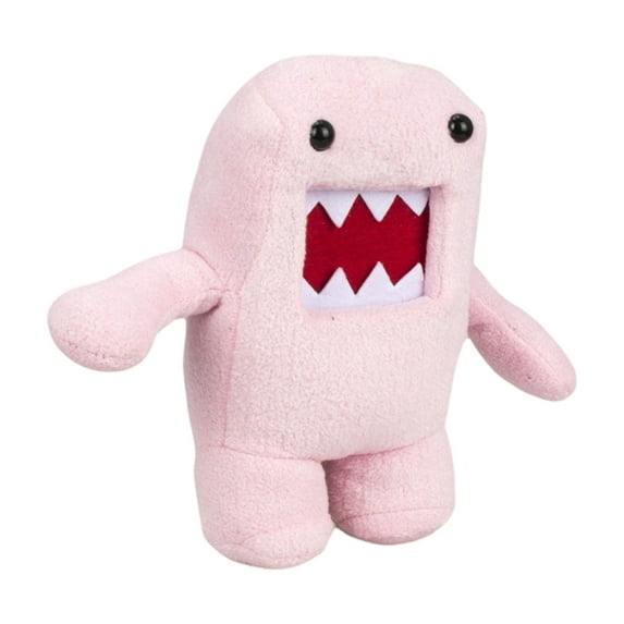 Cute Soft Stuffed Plush Domo-Kun Doll,Cuddly Decorative Pillow,Ultra Soft 8 Inches Pillow Toys,Cuddly Companion for Fans and Collectors,Home Room Dormitory Decorations (Pink)