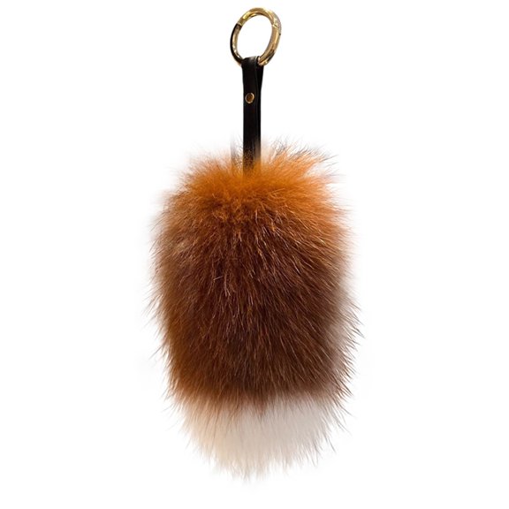 Cute Soft Tail Keychain for Keys Stylish Bag Charm Backpack Accessory Unisex