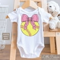 thumbnail image 1 of Cute Softball Baby Onesie, Coquette Softball Bow Kids T-Shirt, Soft Ball Girl Kids Shirt, Softball Player Gift Cute Baby Onesie, BABY BODYSUIT LAT 4424, 1 of 3