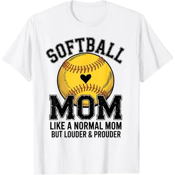 Cute Softball Mom For Mothers Day Softball Season Mom T-Shirt Unisex S-5XL Hot Trending Shirt, Vintage Birthday Gift