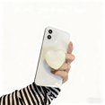 thumbnail image 1 of Cute Solid Macaron Color Heart Shape Collapsible Mobile Phone Grip Stand Holder for Smartphone Tablet Cell Phone Accessory, 1 of 2