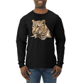 thumbnail image 1 of Cute Southeast African Cheetah Animal Lover Mens Long Sleeve Shirt, 1 of 1