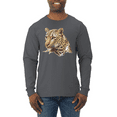 thumbnail image 1 of Cute Southeast African Cheetah Animal Lover Mens Long Sleeve Shirt, 1 of 1