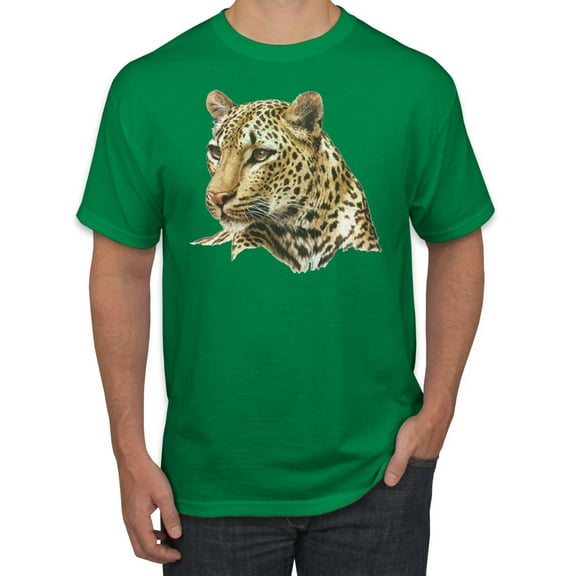 Cute Southeast African Cheetah Fashion Graphic T-Shirt, Kelly, 5XL