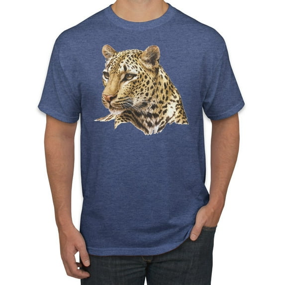 Cute Southeast African Cheetah Fashion Graphic T-Shirt, Vintage Heather Blue, 2XL