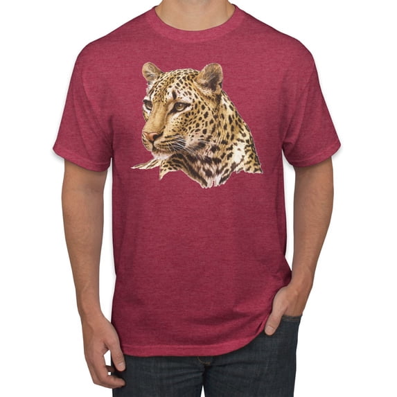 Cute Southeast African Cheetah Fashion Graphic T-Shirt, Vintage Heather Red, Medium