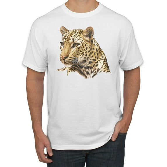 Cute Southeast African Cheetah Fashion Graphic T-Shirt, White, 3XL