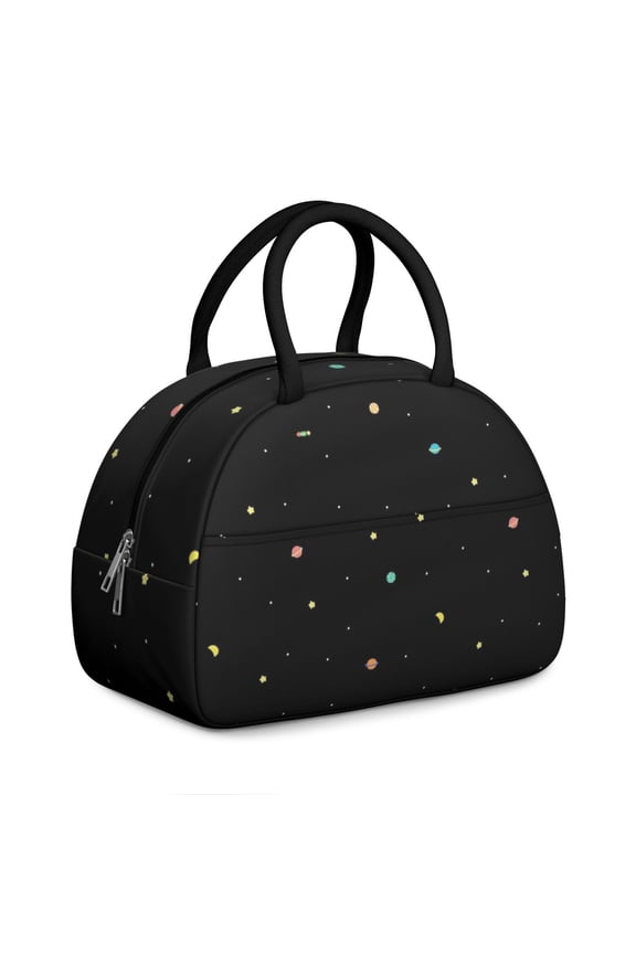 Cute Space Themed Backpack, Moon and Stars Design for Sci-Fi Lovers and Space Geeks
