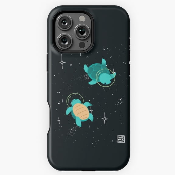 Cute Space Turtles Galaxy Nebula Turtle Space iPhone 11 12 13 14 15 16 17 Pro Max Case