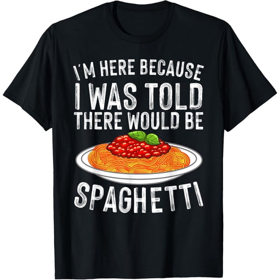 Cute Spaghetti Design For Men Women Spaghetti Pasta Lovers T-Shirt