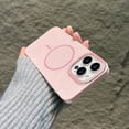 thumbnail image 1 of Cute Sparkly for iPhone 16 Case Compatible with MagSafe, Luxury Protective Shockproof Glitter Women Men Anti-Scratch Slim Phone Cover for iPhone 16 Magnetic Case - Pink, 1 of 9
