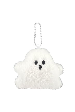 Cute Specter Pendant Soft Plush Keychain Pendant Backpack Charm Keychain Accessory Specter Bag Charm for Halloween