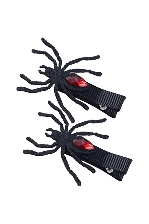 Cute Spider & Spider Web Hair Clips for Halloween Hair Accessories