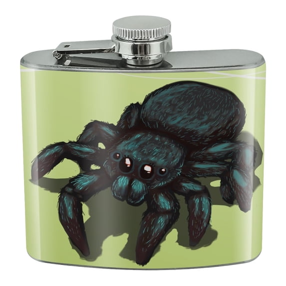 Cute Spider Stainless Steel 5oz Hip Drink Kidney Flask