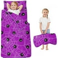 thumbnail image 1 of Cute Spider Web Halloween Pattern Toddler Nap Mats for Kids Preschool,50"x20" Sleeping Mat Bag or Kids,Toddler Sleeping Bag,Toddler Nap Mat or Daycare, 1 of 6