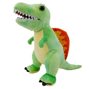 Cute Spinosaurus Hand Puppet Plush Toy, Soft Stuffed Dinosaur Doll with Realistic Design, for Kids Toddlers Boys Girls Pretend Play Storytelling Party Favors