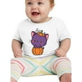 thumbnail image 1 of Cute Spookitty In Pumpkin. T-Shirt Infant -Image by Shutterstock,  18 Months, 1 of 4