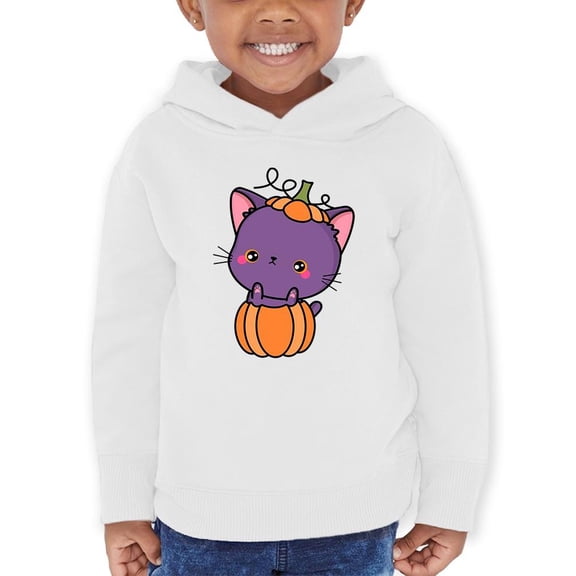 Cute Spookitty Pumpkin Costume Hoodie Toddler -Image by Shutterstock,  2 Toddler