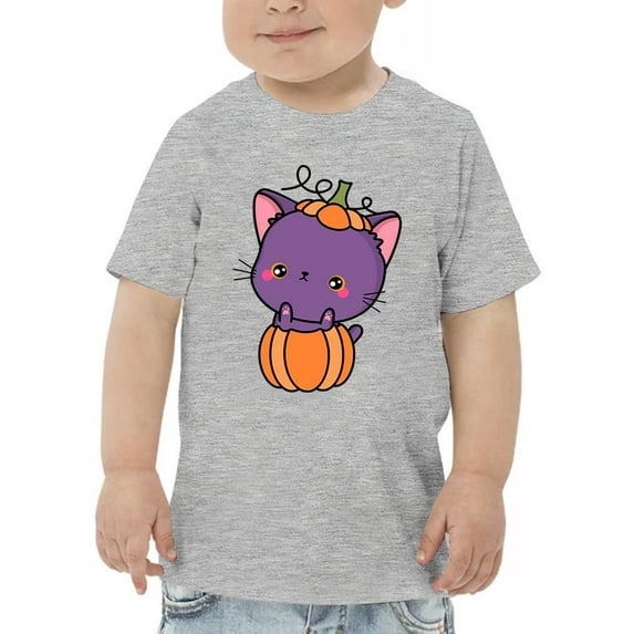 Cute Spookitty. Pumpkin Costume T-Shirt Toddler -Image by Shutterstock, 2 Toddler