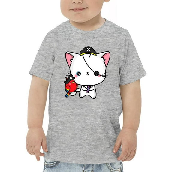 Cute Spookitty W Pirate Costume T-Shirt Toddler -Image by Shutterstock, 3 Toddler